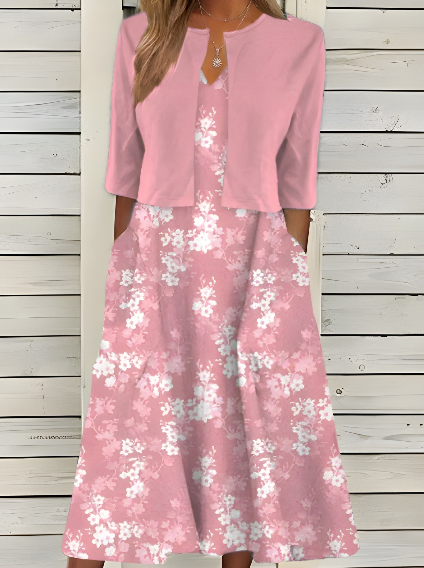 Celivara™ | Robe Midi Florale