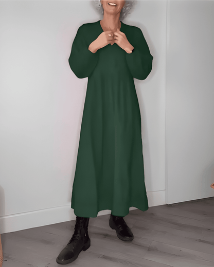 Ysoria™ | Robe Fluide Manches Longues