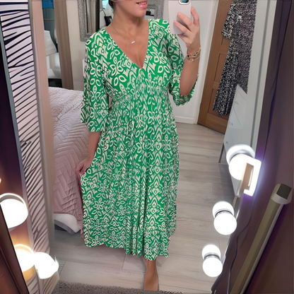 Avessia™ | Robe Midi Imprimée