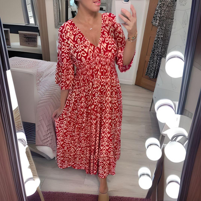 Avessia™ | Robe Midi Imprimée