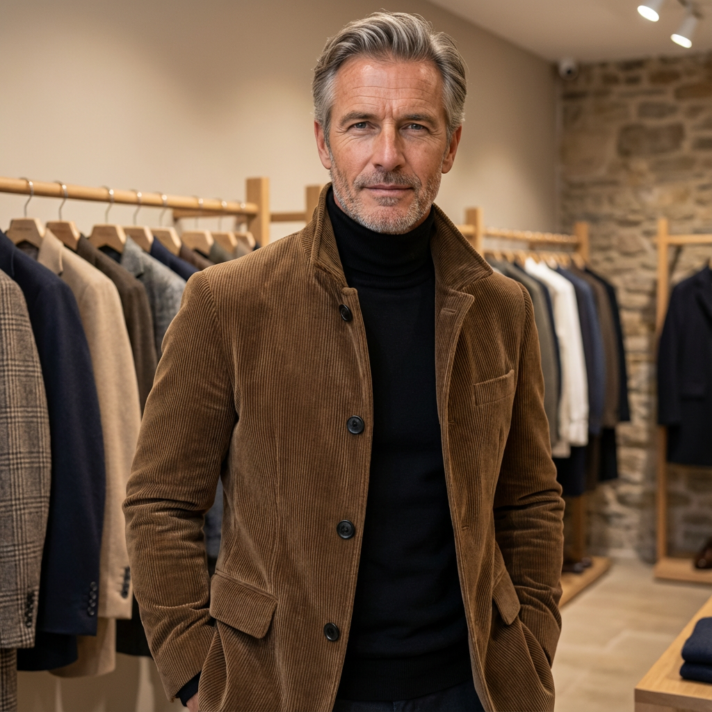 Alexandre | Manteau Vintage Raffiné