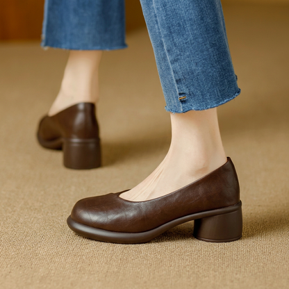 Brigitte | Talons Blocs Élégants