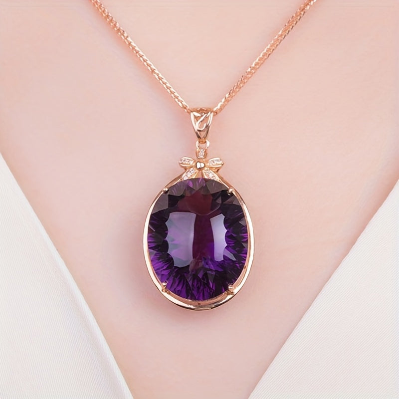 Élora™ | Collier Pierre Violette