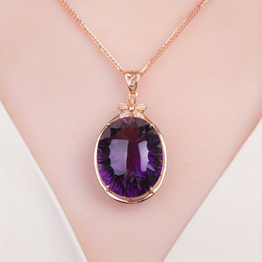 Élora™ | Collier Pierre Violette