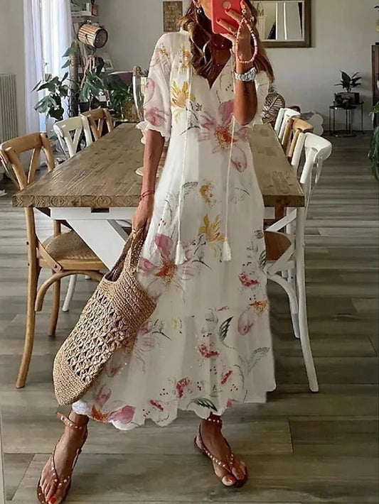 Élodie | Robe Florale Élégante