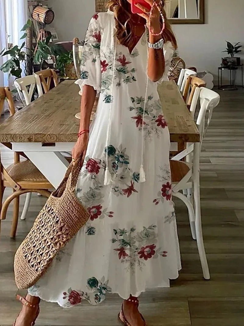 Élodie | Robe Florale Élégante
