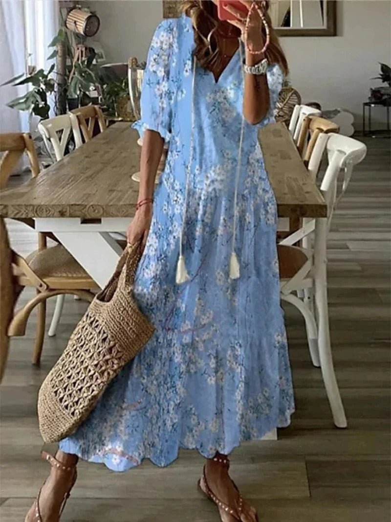 Élodie | Robe Florale Élégante