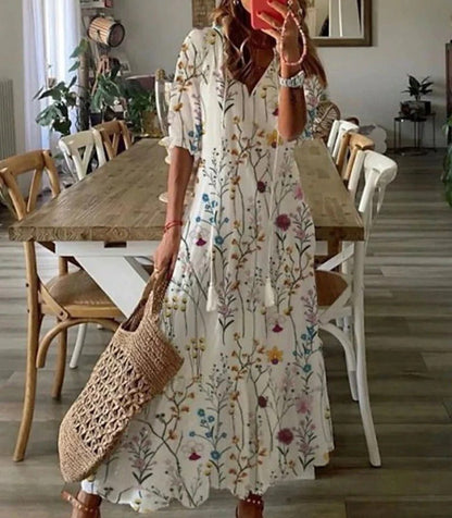 Élodie | Robe Florale Élégante