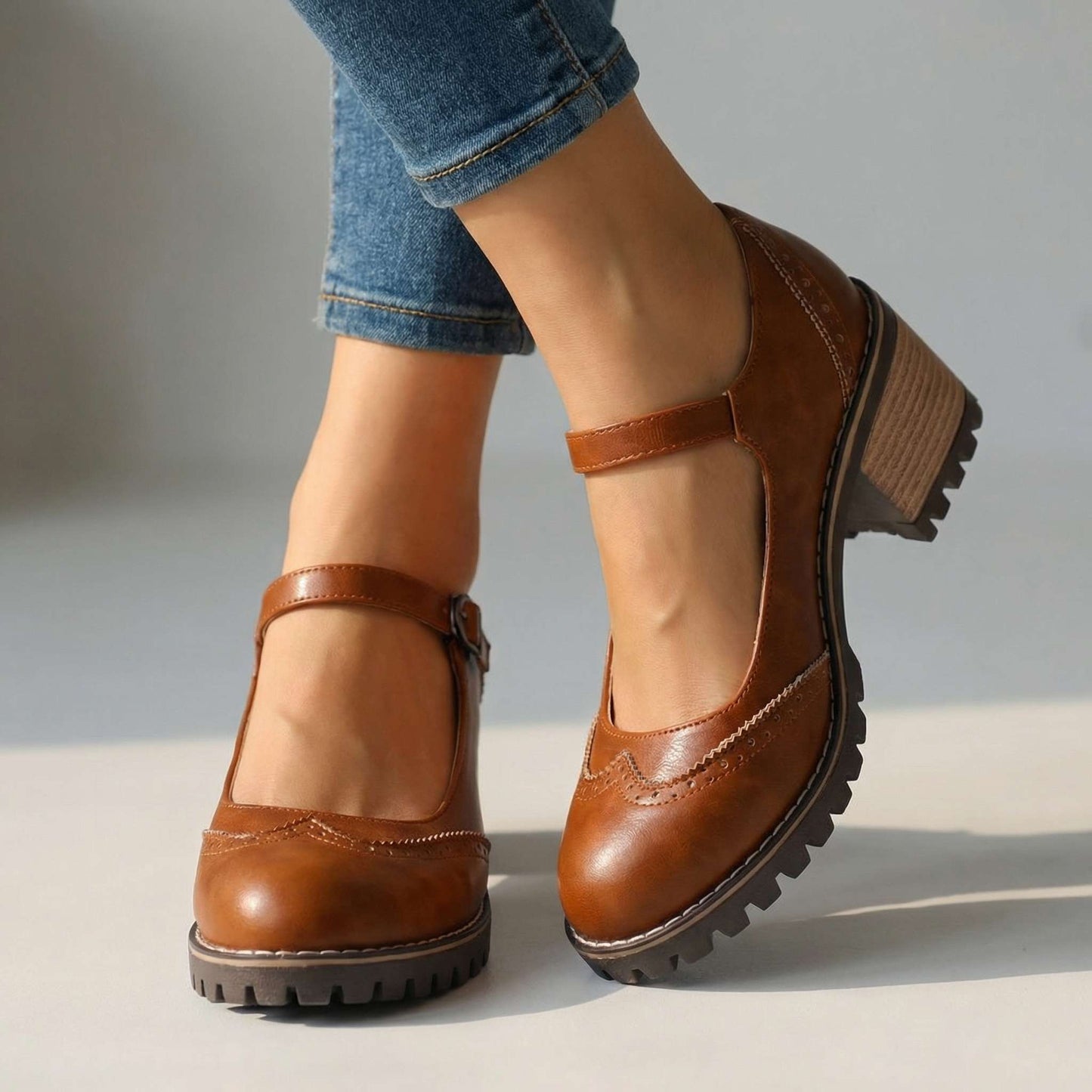 Amélie | Talons Mary Jane à Bride en T