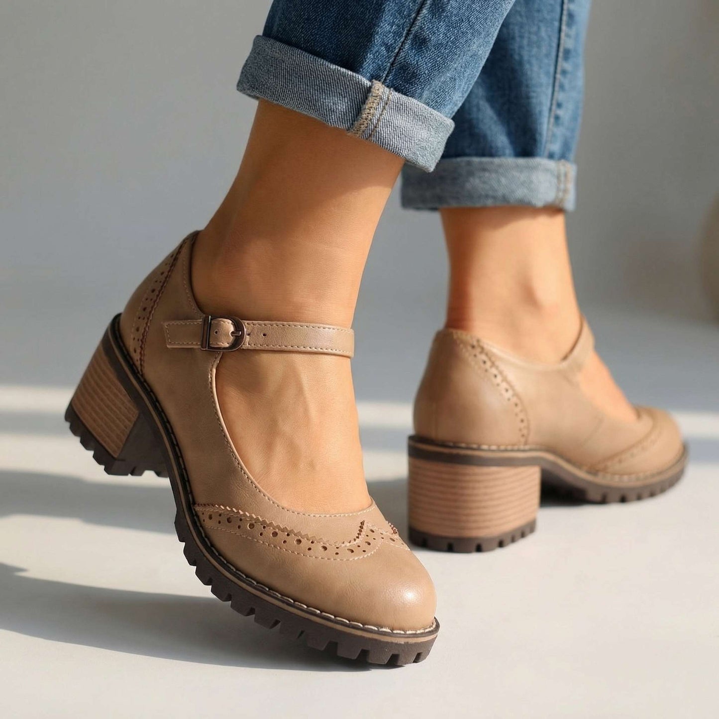 Amélie | Talons Mary Jane à Bride en T