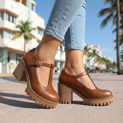 Sophie | Talons Mary Jane à Bride en T
