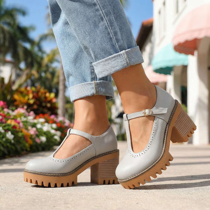 Sophie | Talons Mary Jane à Bride en T