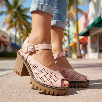 Camille | Sandales à Talons Élégantes