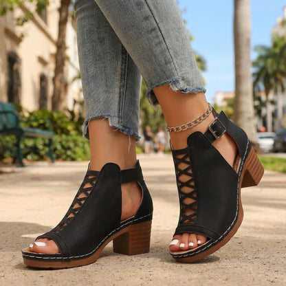 Louise | Talons Ouverts à Boucle