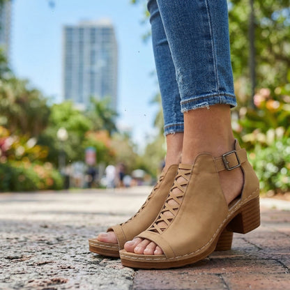 Louise | Talons Ouverts à Boucle