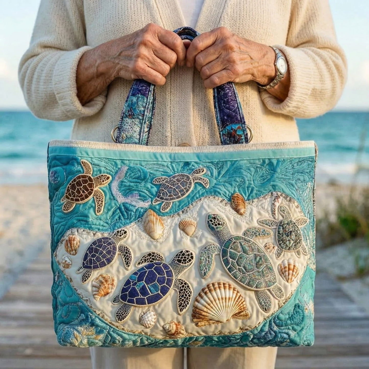 Folvira™ | Sac Fait Main Beauté Marine Apaisante