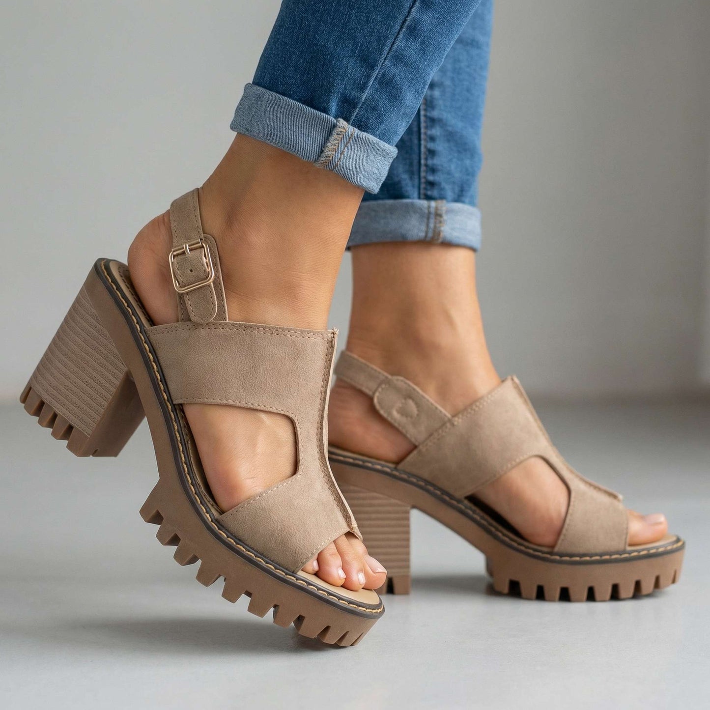 Clara | Talons à Brides Élégantes