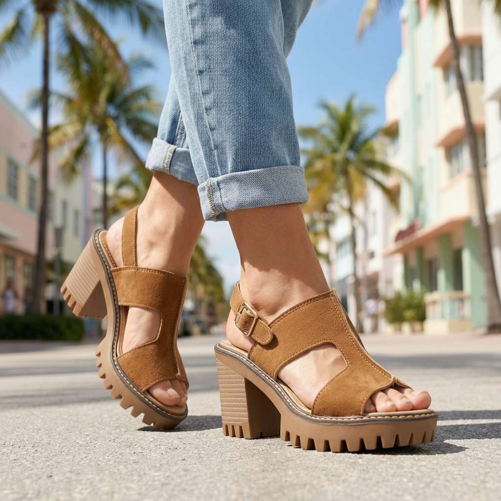 Clara | Talons à Brides Élégantes