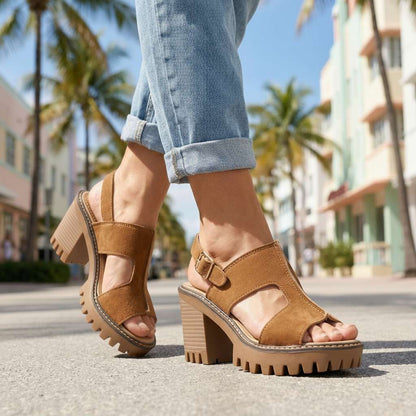 Clara | Talons à Brides Élégantes