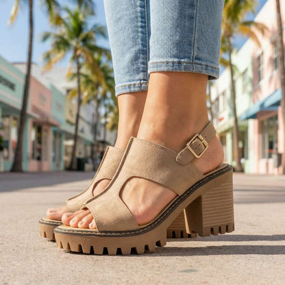 Clara | Talons à Brides Élégantes