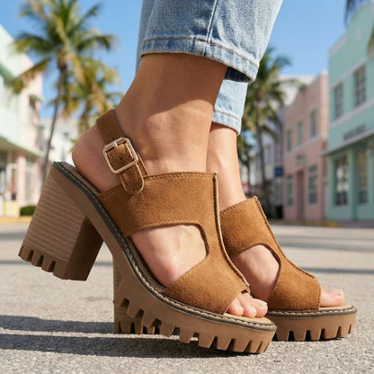 Clara | Talons à Brides Élégantes