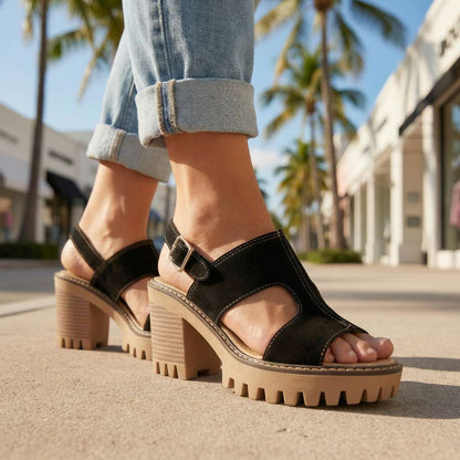 Clara | Talons à Brides Élégantes