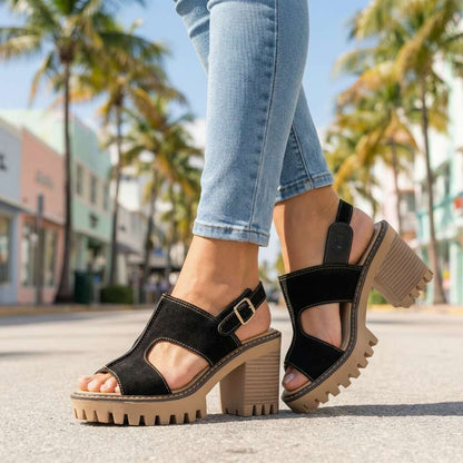 Clara | Talons à Brides Élégantes