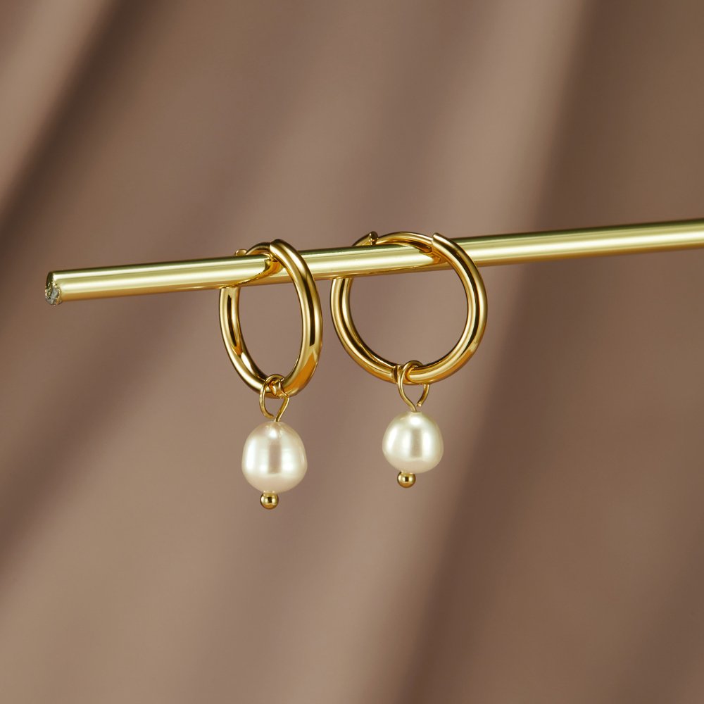Valéria™ | Boucles Perles Or