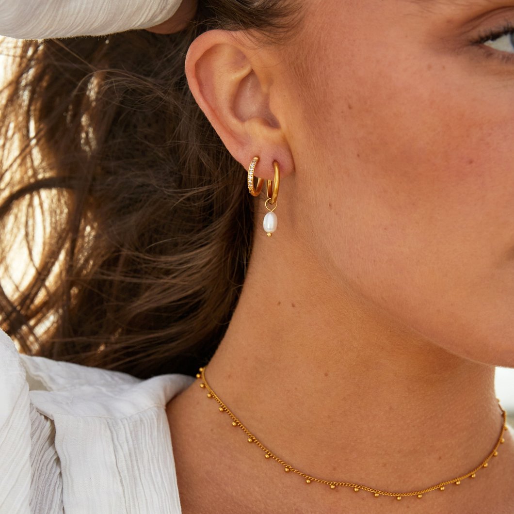 Valéria™ | Boucles Perles Or