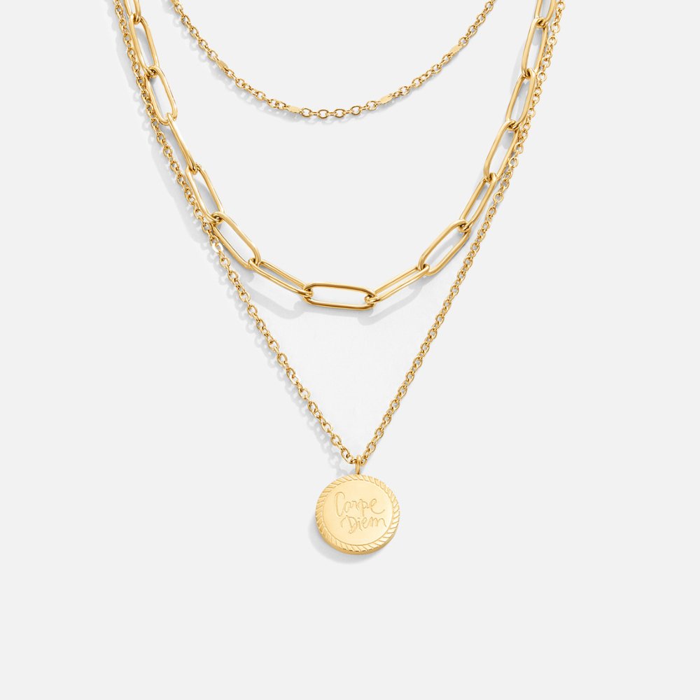 Corélia™ | Collier Or Multi Rangs