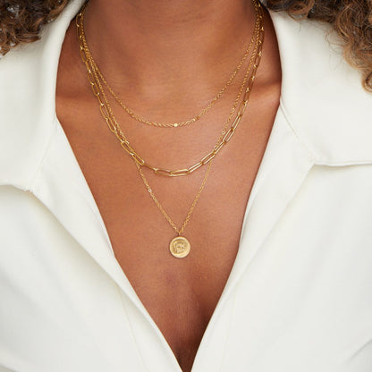 Corélia™ | Collier Or Multi Rangs