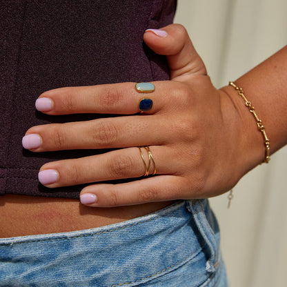 Aurélina™ | Bague Or Boucles