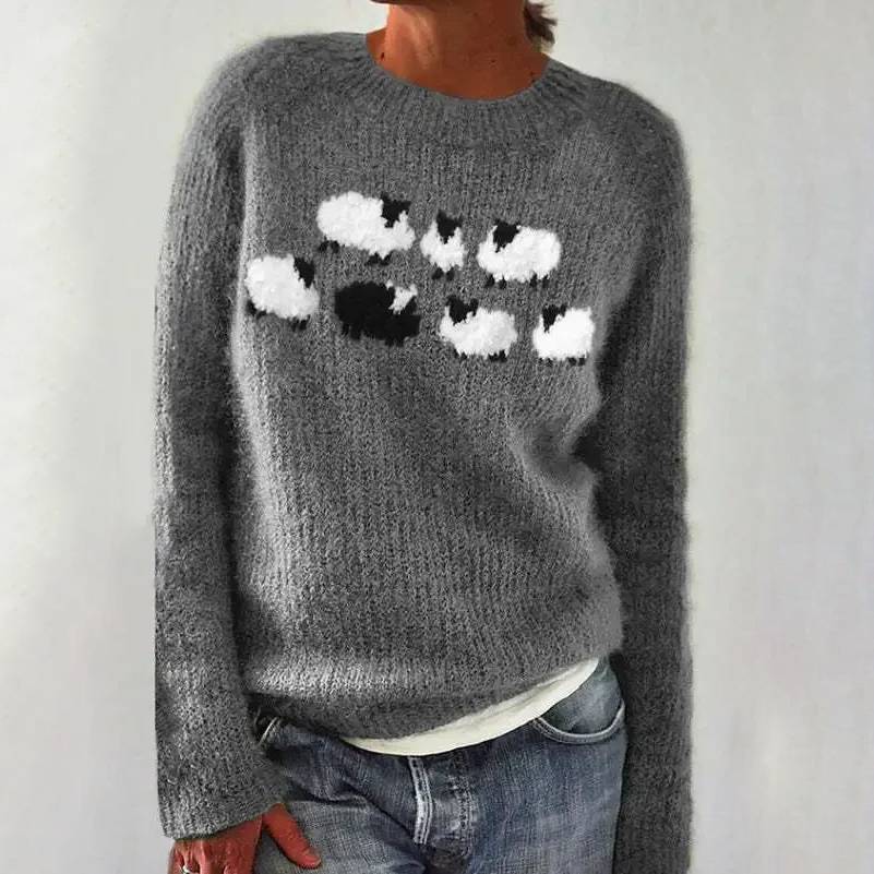 Noémie™ | Pull Moutons Nordiques