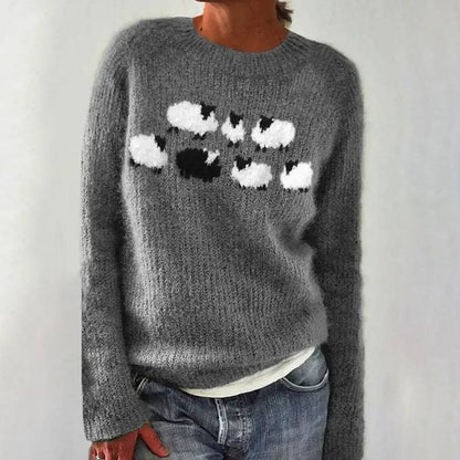 Noémie™ | Pull Moutons Nordiques