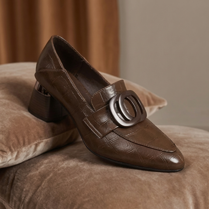 Hélène | Talons Style Mocassin Élégants