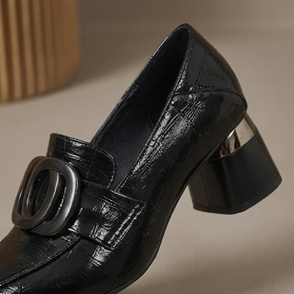 Hélène | Talons Style Mocassin Élégants