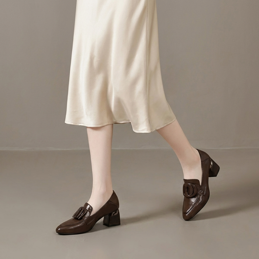 Hélène | Talons Style Mocassin Élégants