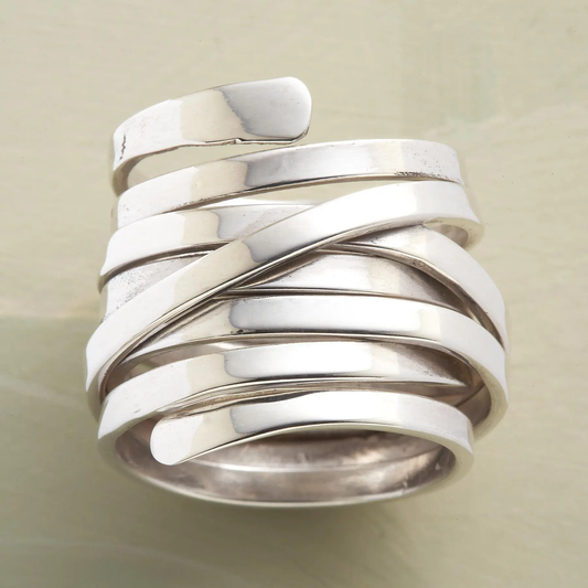 Nolwenn™ | Bague Argent Sculpturale