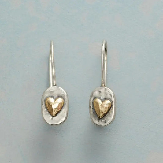Céline | Boucles d’Oreilles Cœur Élégantes