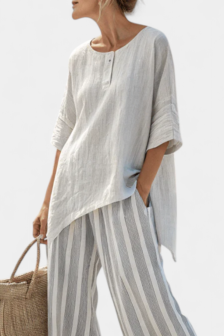 Colette™ | Ensemble Haut Pantalon Tombe Juste