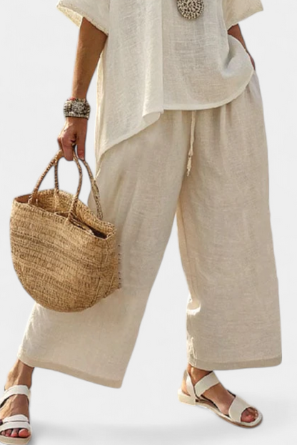 Julie™ | Ensemble Haut Pantalon Esprit Posé