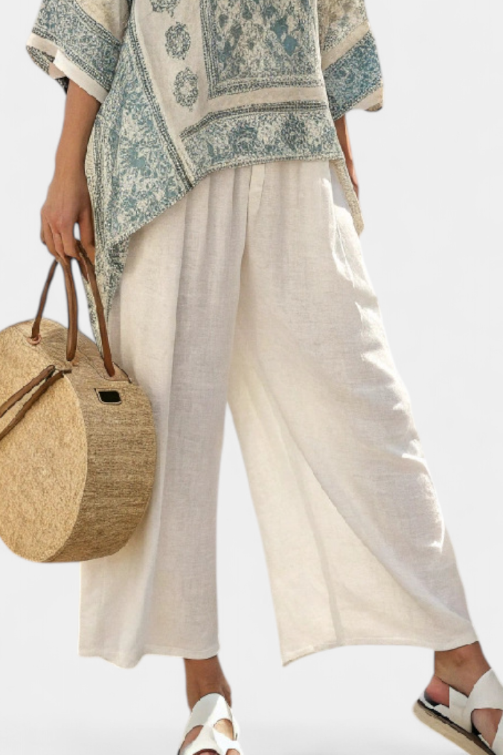 Brigitte™ | Ensemble Haut Pantalon Se Sent Fluide