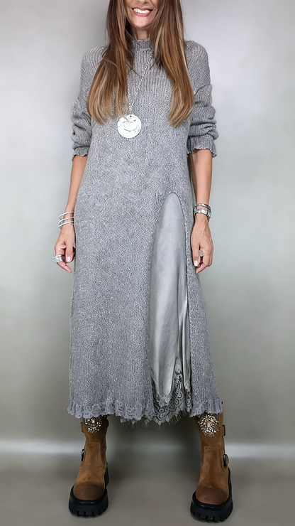Théolise™ | Robe Col Montant Longue