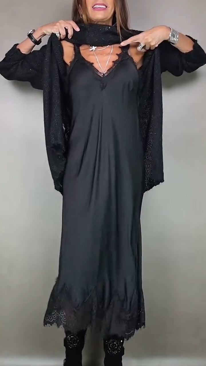 Théolise™ | Robe Col Montant Longue