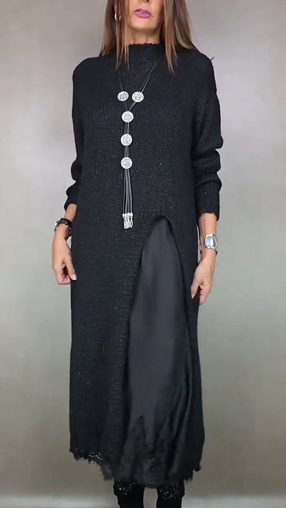Théolise™ | Robe Col Montant Longue