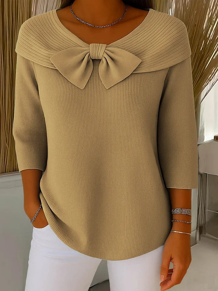 Honorine™ | Pull Détail Brodé
