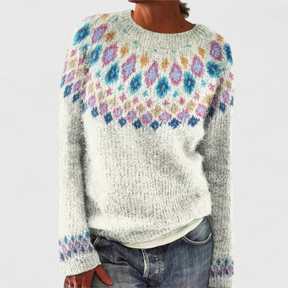 Claire™ | Pull Losanges Colorés