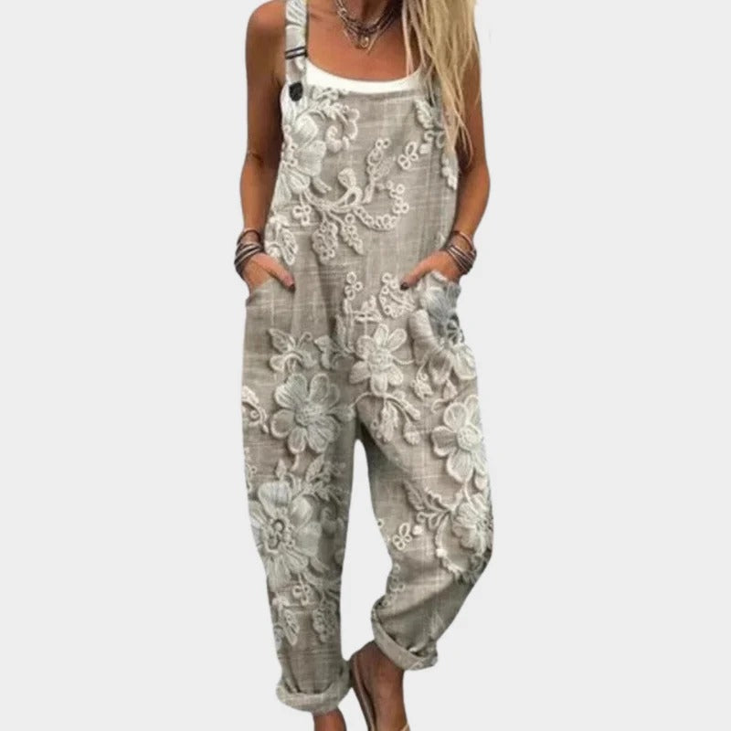 Juliette™ | Pantalon Fleurs Printemps