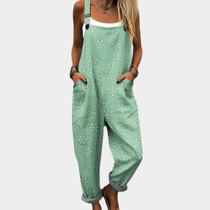 Juliette™ | Pantalon Fleurs Printemps