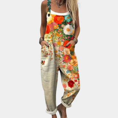 Juliette™ | Pantalon Fleurs Printemps